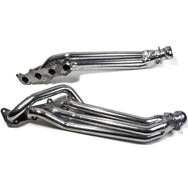 BBK 18560-R 1-7/8 Long Tube Exhaust Headers Polished Silver Ceramic for 11-23 Ford Mustang GT, 16-20 GT350 5.2 - Reconditioned