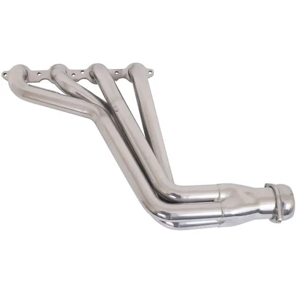 Chevrolet Camaro SS 1-7/8 Long Tube Exhaust Headers With High Flow Cats Polished Silver Ceramic 10-15 - Image 3