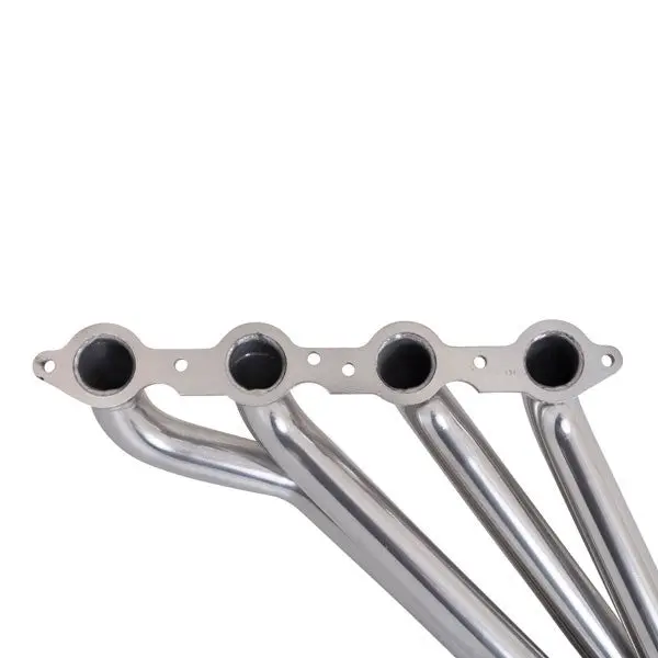 Chevrolet Camaro SS 1-7/8 Long Tube Exhaust Headers With High Flow Cats Polished Silver Ceramic 10-15 - Image 4