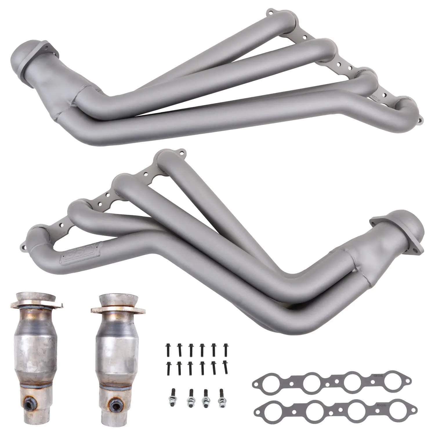 Chevrolet Camaro SS 1-7/8 Long Tube Exhaust Headers With High Flow Cats Titanium Ceramic 10-15 - Reconditioned