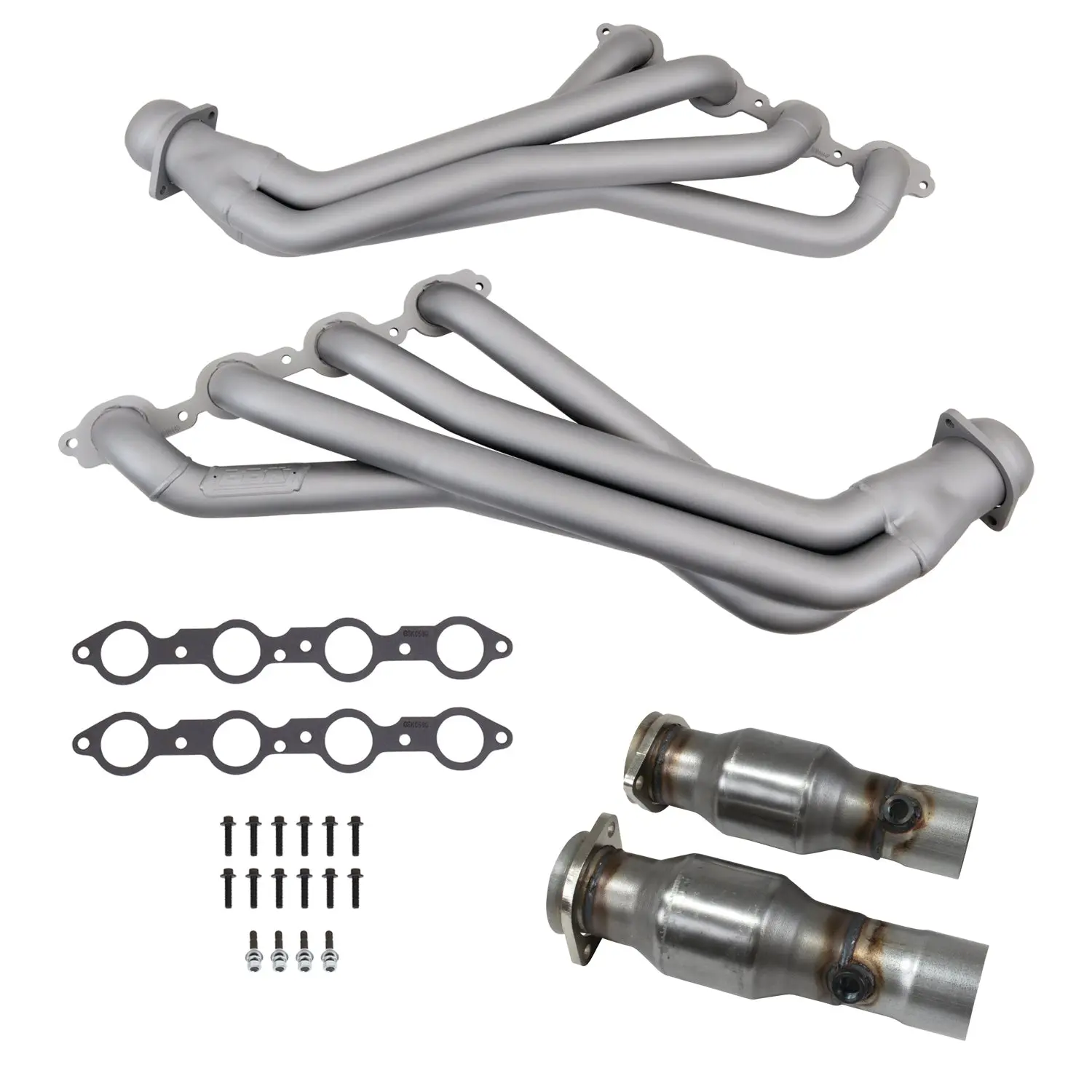 Chevrolet Camaro SS 6.2 LT1 1-7/8 Long Tube Exhaust Header & Mid Pipe Kit 16-24 - Titanium Ceramic