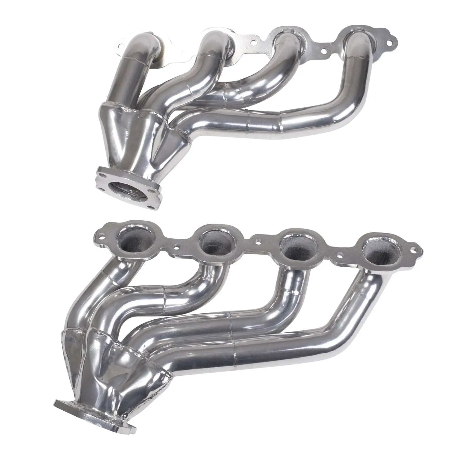 Chevrolet Camaro SS LT1 6.2 1-3/4 Shorty Exhaust Headers Polished Silver Ceramic 16-24 - Reconditioned