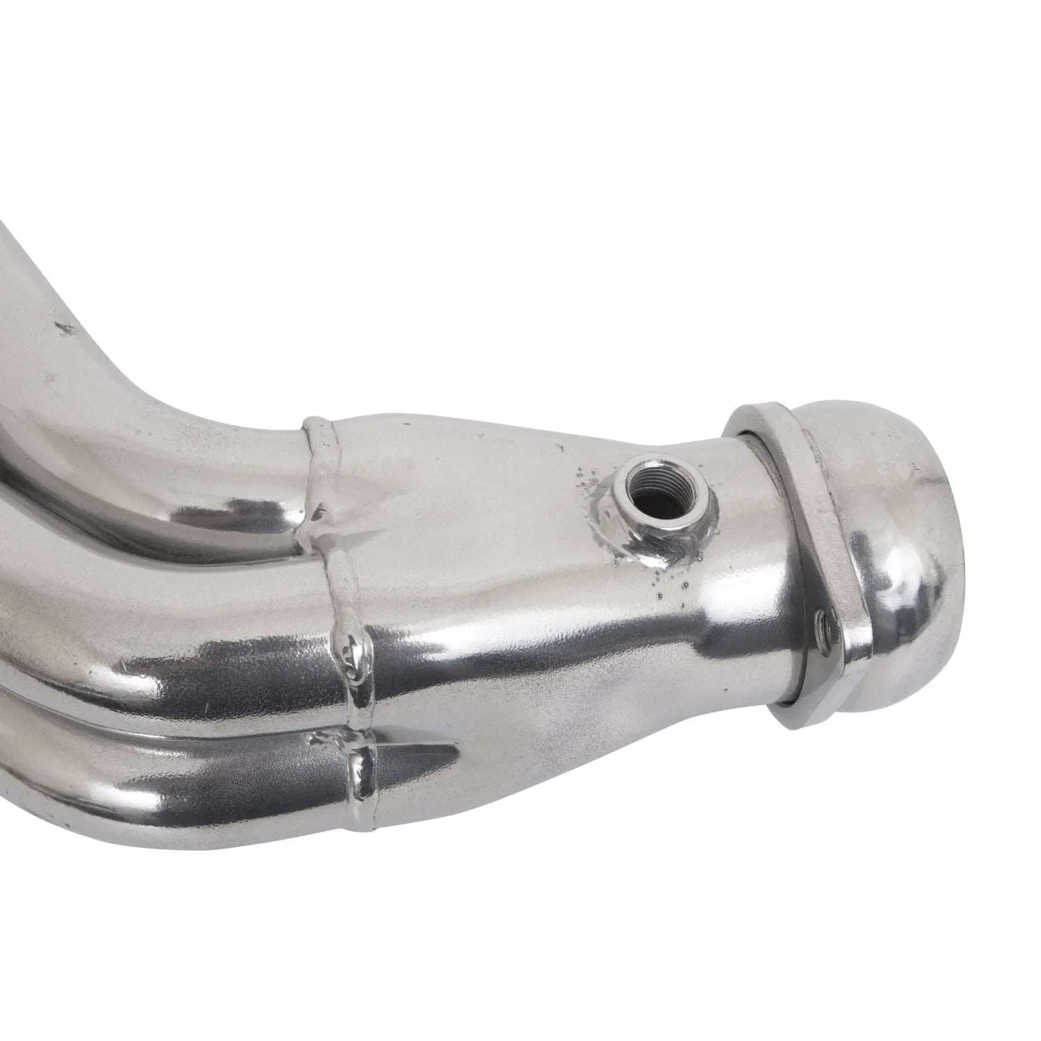 Chevrolet Camaro SS ZL1 6.2 1-3/4 Full Length Exhaust Headers With High Flow Cats Polished Silver Ceramic 10-15 - Image 7