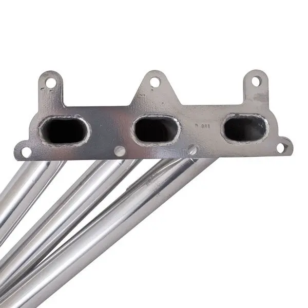 Chevrolet Camaro V6 1-5/8 Long Tube Exhaust Headers With High Flow Cats Polished Silver Ceramic 10-11 - Reconditioned - Image 4