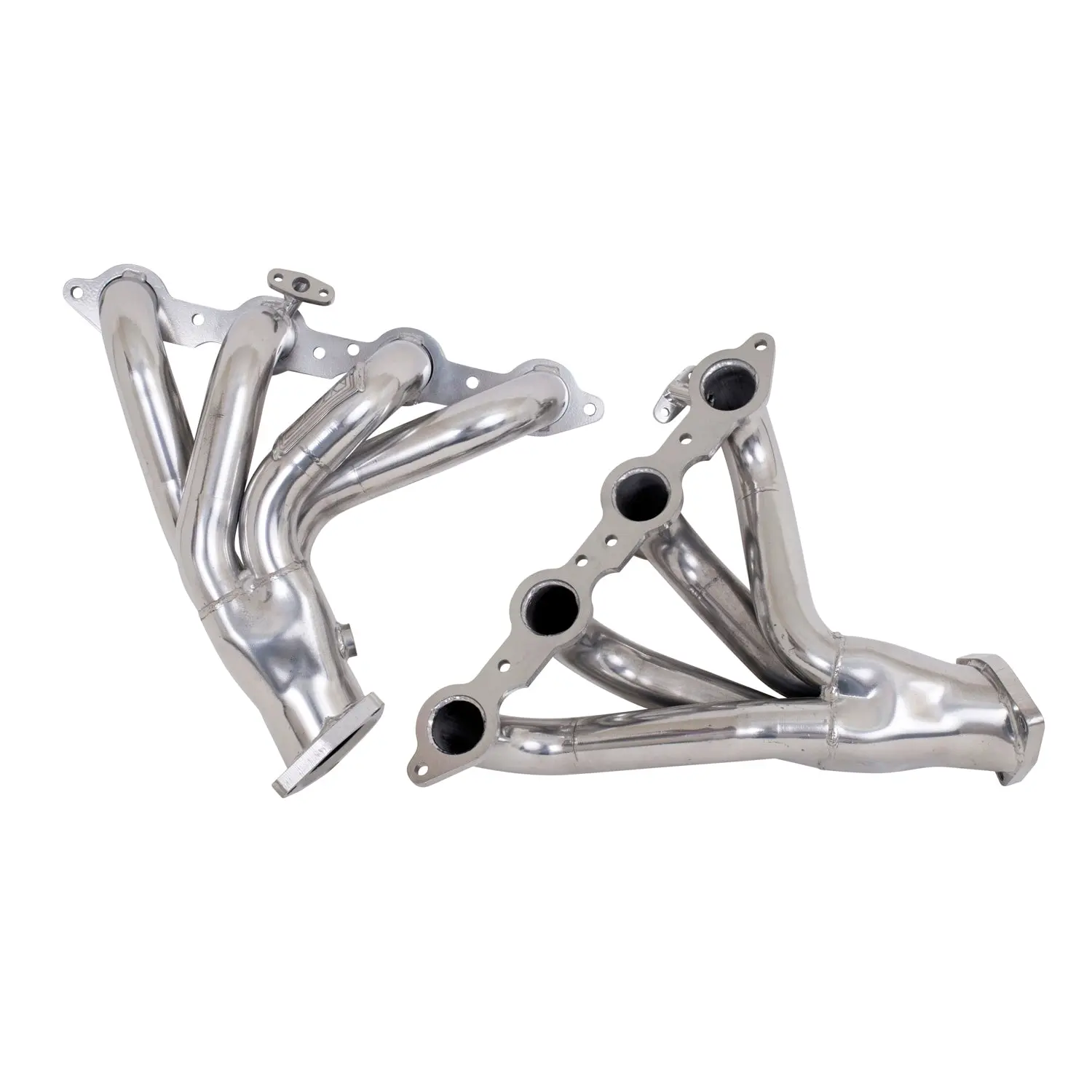Chevrolet Corvette 5.7 LS1 1-3/4 Shorty Exhaust Headers Polished Silver Ceramic 97-99 - Image 2