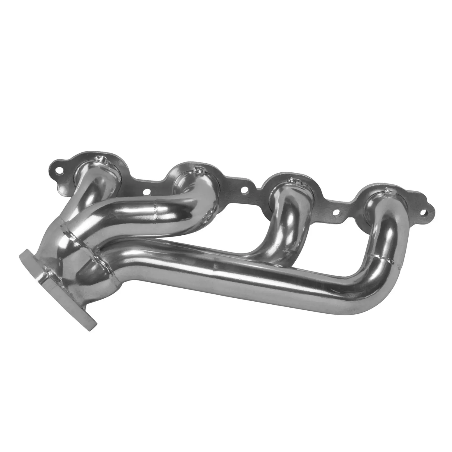 Chevrolet GM Truck 5.3 6.2 1-3/4 Shorty Exhaust Headers Polished Silver Ceramic 14-18 - Image 5
