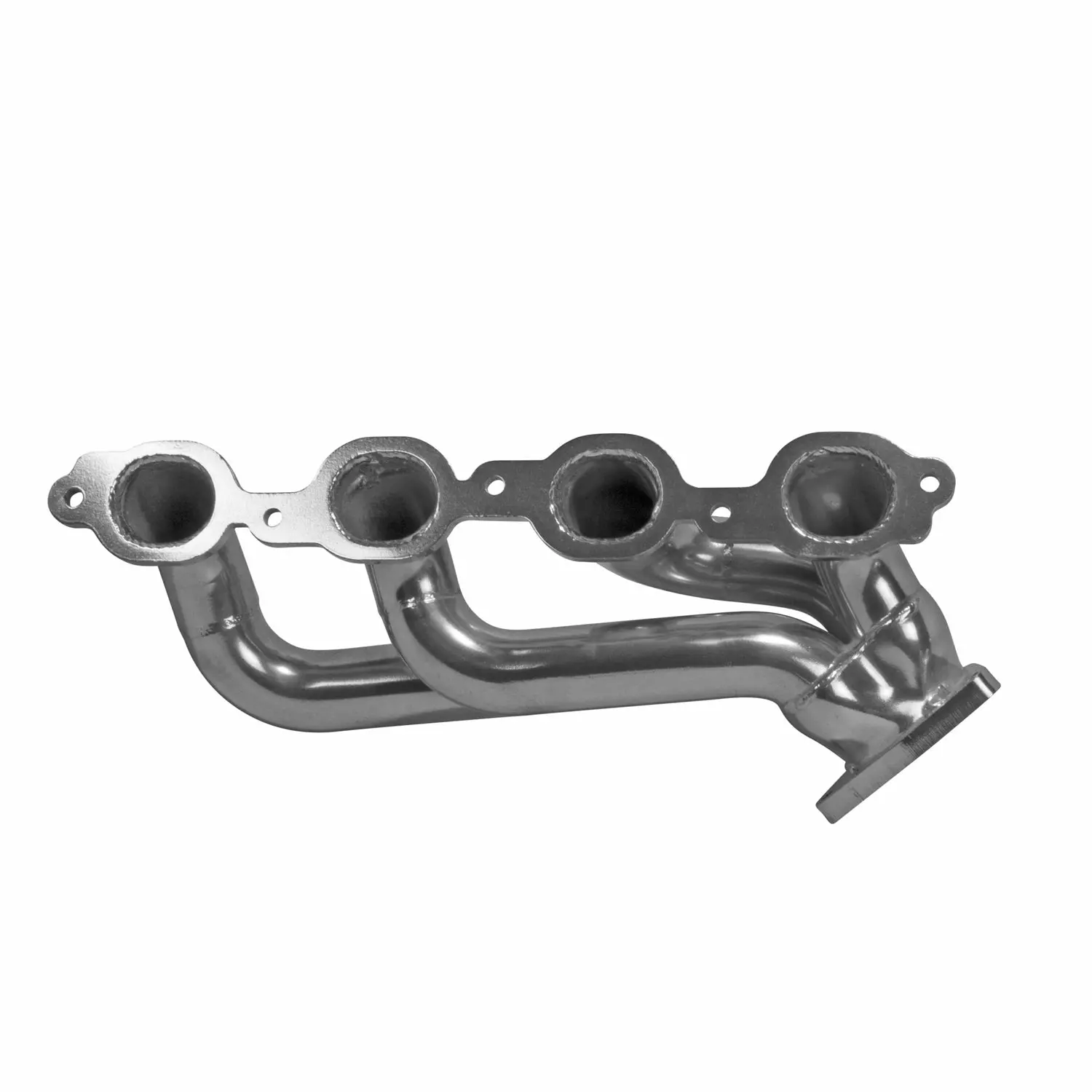Chevrolet GM Truck 5.3 6.2 1-3/4 Shorty Exhaust Headers Polished Silver Ceramic 14-18 - Image 6