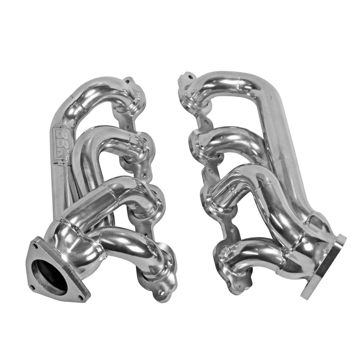 Chevrolet GM Truck 5.3 6.2 1-3/4 Shorty Exhaust Headers Polished Silver Ceramic 14-18 - Image 7