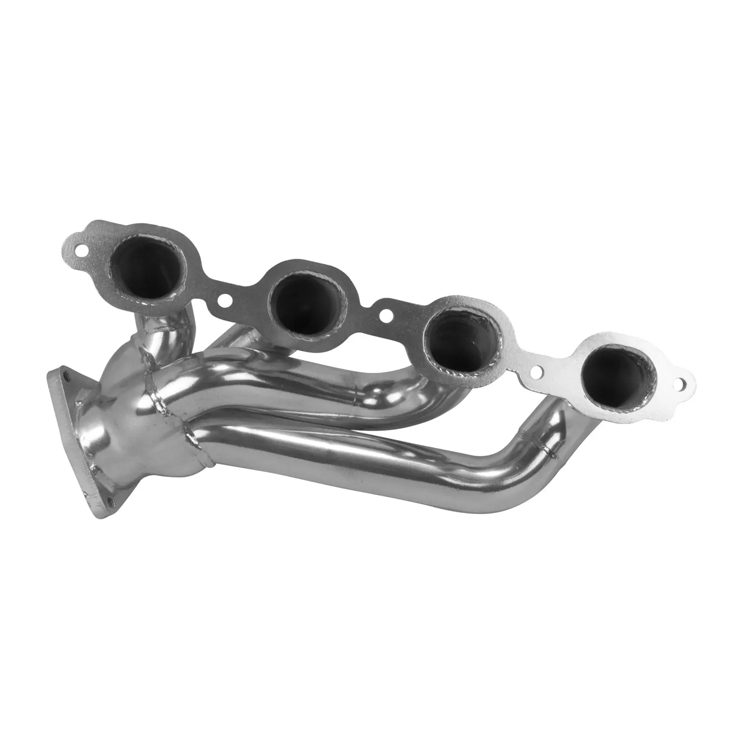 Chevrolet GM Truck 5.3 6.2 1-3/4 Shorty Exhaust Headers Polished Silver Ceramic 14-18 - Reconditioned - Image 2
