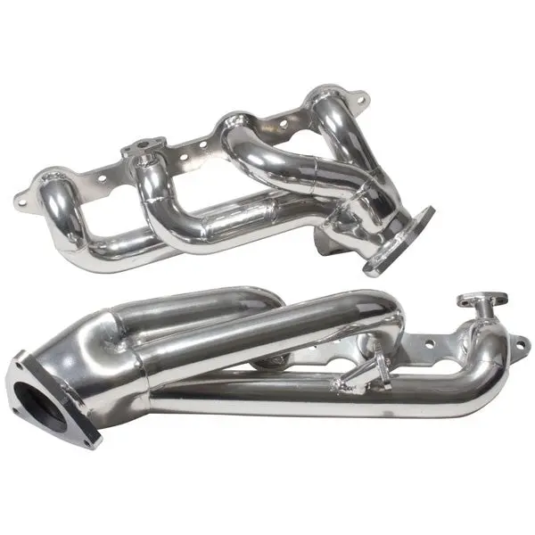 Chevrolet GM Truck SUV 4.8 5.3 1-3/4 Shorty Exhaust Headers Polished Silver Ceramic 99-13 - Image 4
