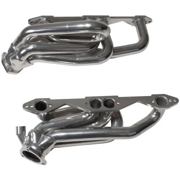 Chevrolet GM Truck SUV 5.0 5.7 1-5/8 Shorty Exhaust Headers Polished Silver Ceramic 96-99 - Reconditioned - Image 2