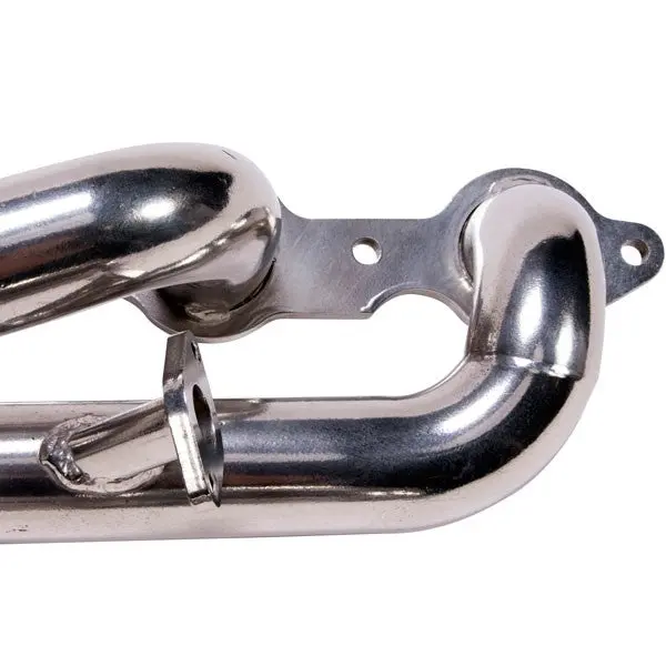 Chevrolet GM Truck SUV 6.0 1-3/4 Shorty Exhaust Headers Polished Silver Ceramic 99-13 - Image 5