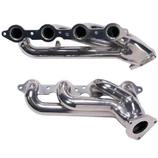 Chevrolet GM Truck SUV 6.0 1-3/4 Shorty Exhaust Headers Polished Silver Ceramic 99-13 - Reconditioned - Image 2