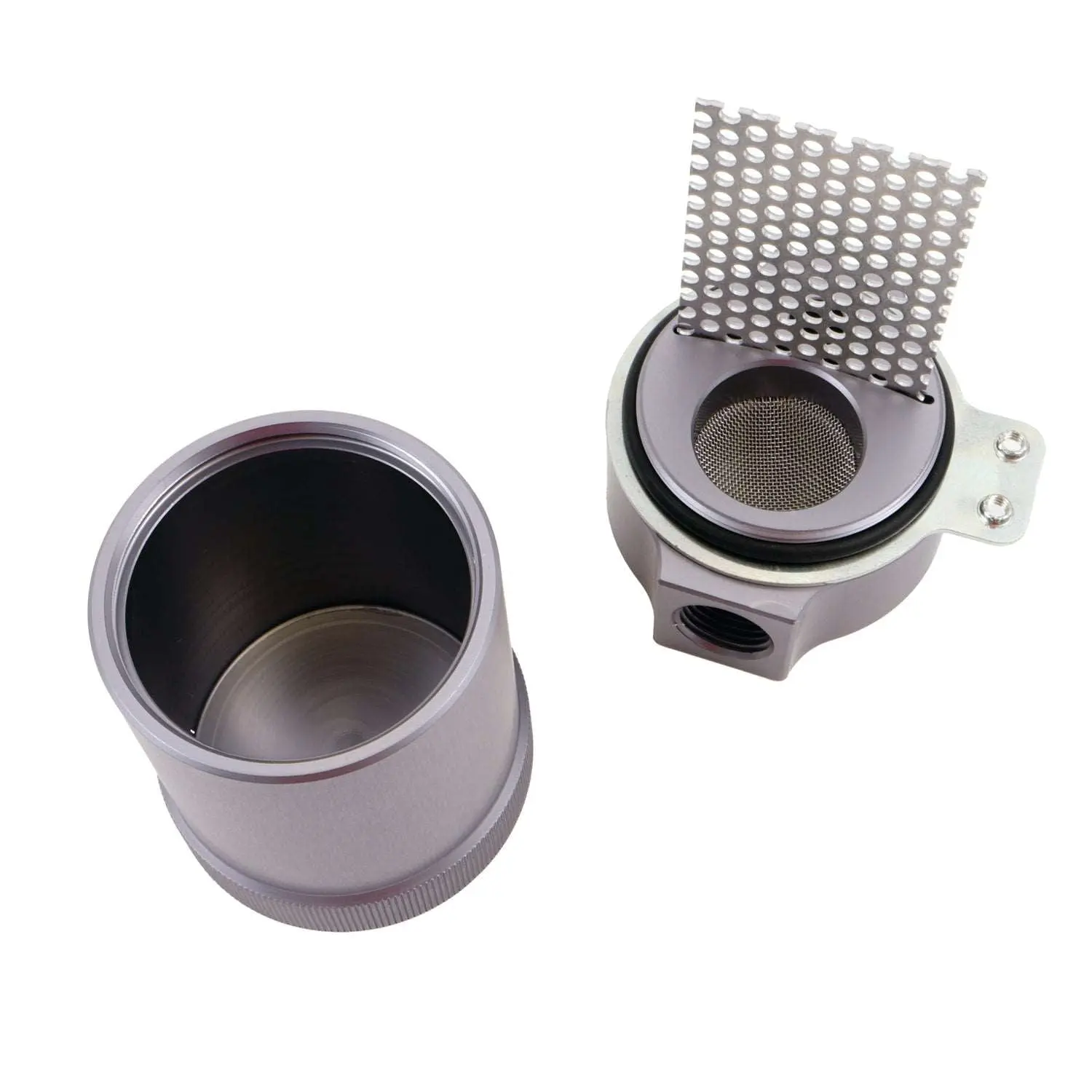 Chevrolet Silverado 5.3 6.2 Oil Separator Kit With Billet Aluminum Catch Can 14-18 - Image 4