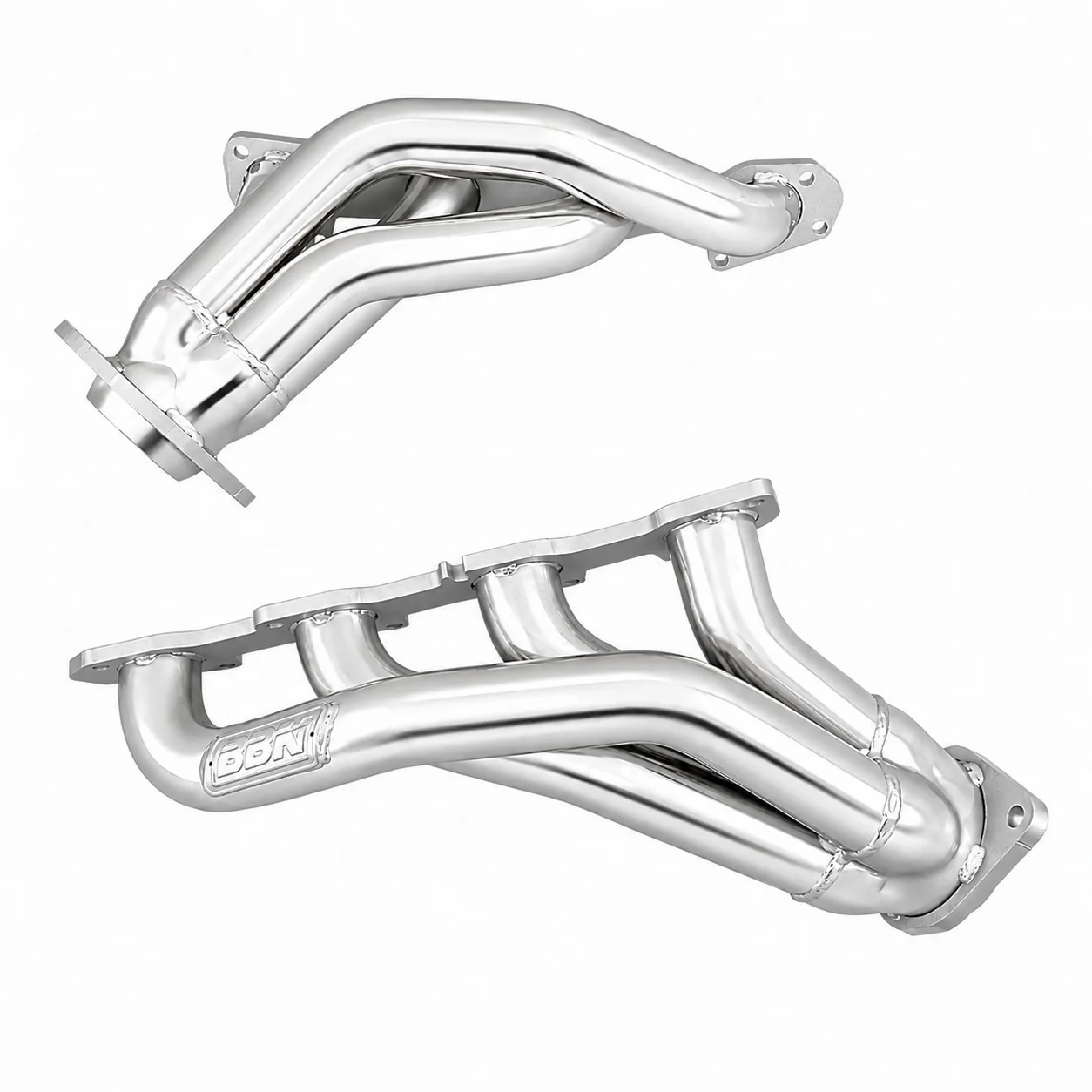 Dodge Challenger Charger 300C Magnum 6.1 Hemi 1-7/8 Shorty Exhaust Headers Polished Silver Ceramic 06-10 - Image 3