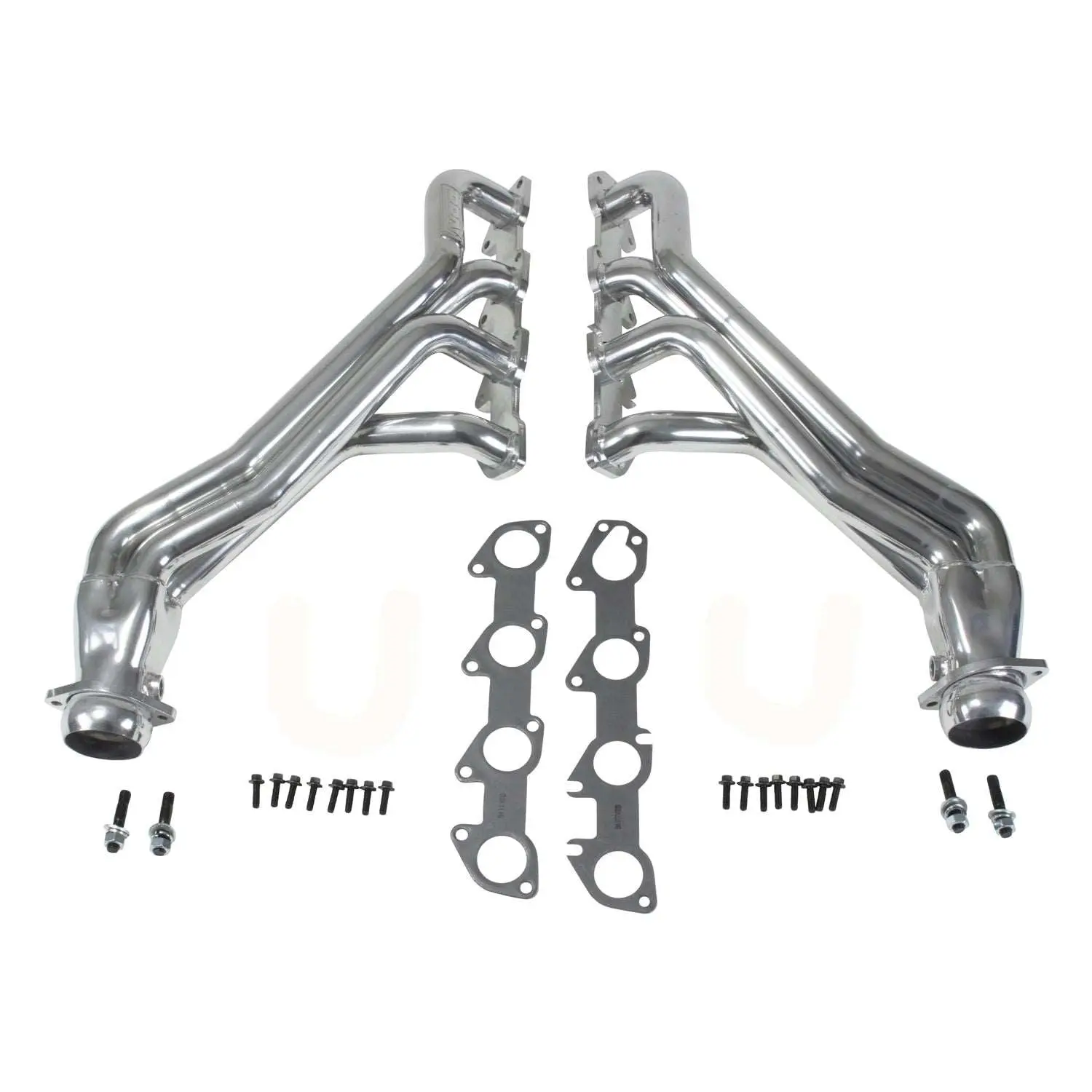 Dodge Challenger Charger 5.7 Hemi 1-3/4 Long Tube Exhaust Headers Polished Silver Ceramic 05-08 - Reconditioned
