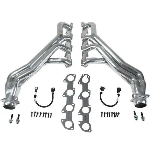 Dodge Challenger Charger 5.7 Hemi 1-3/4 Long Tube Exhaust Headers Polished Silver Ceramic 05-08 - Reconditioned - Image 2