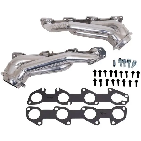 Dodge Charger 300C 5.7 Hemi 1-3/4 Shorty Exhaust Headers Polished Silver Ceramic 05-08 - Reconditioned
