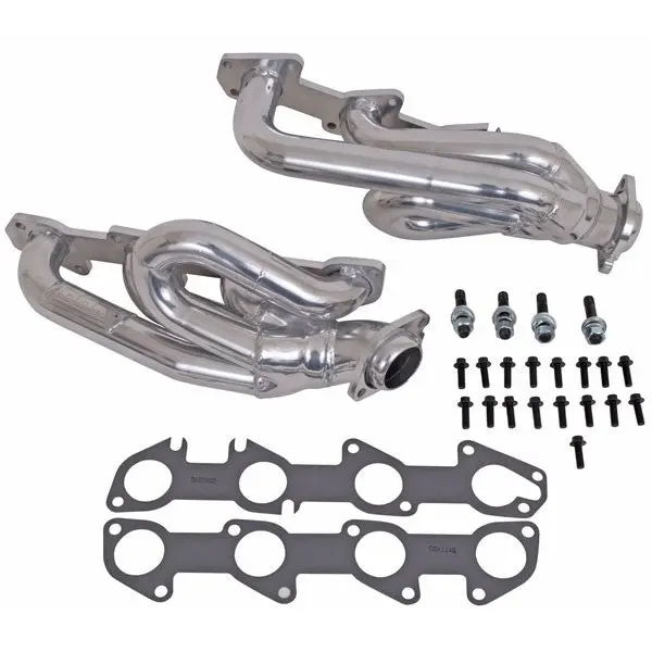 Dodge Ram 1500 Truck 5.7 Hemi 1-3/4 Shorty Exhaust Headers Polished Silver Ceramic 03-08