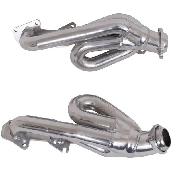 Dodge Ram 1500 Truck 5.7 Hemi 1-3/4 Shorty Exhaust Headers Polished Silver Ceramic 03-08 - Image 2