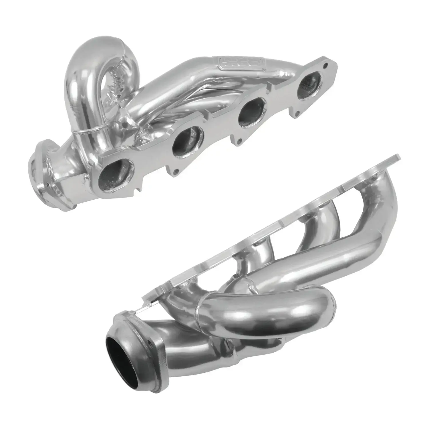 Dodge Ram 1500 Truck 5.7 Hemi 1-3/4 Shorty Exhaust Headers Polished Silver Ceramic 09-18 - Image 3