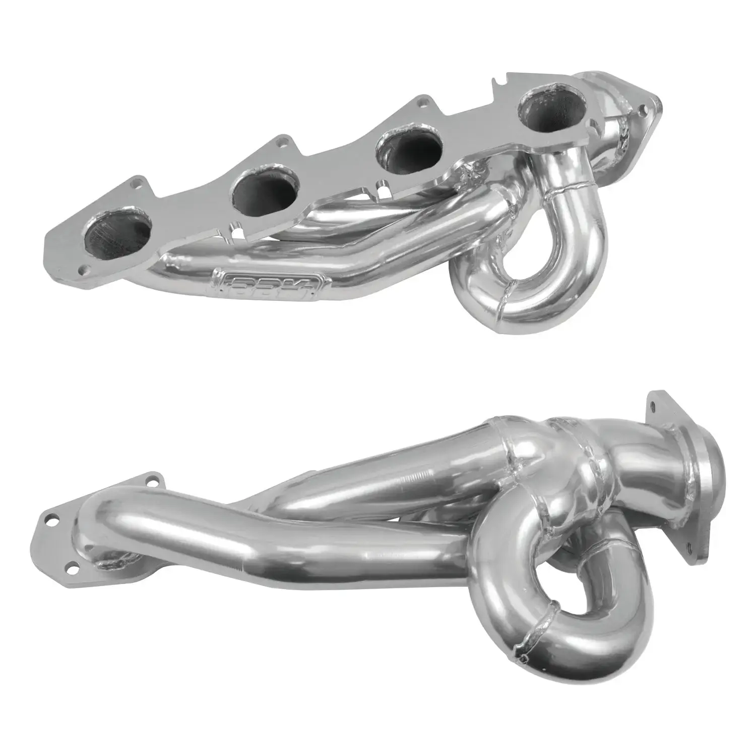 Dodge Ram 1500 Truck 5.7 Hemi 1-3/4 Shorty Exhaust Headers Polished Silver Ceramic 09-18 - Image 4