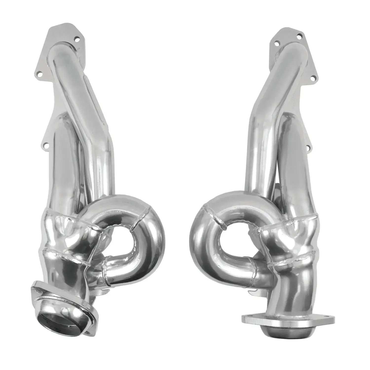 Dodge Ram 1500 Truck 5.7 Hemi 1-3/4 Shorty Exhaust Headers Polished Silver Ceramic 09-18 - Image 6