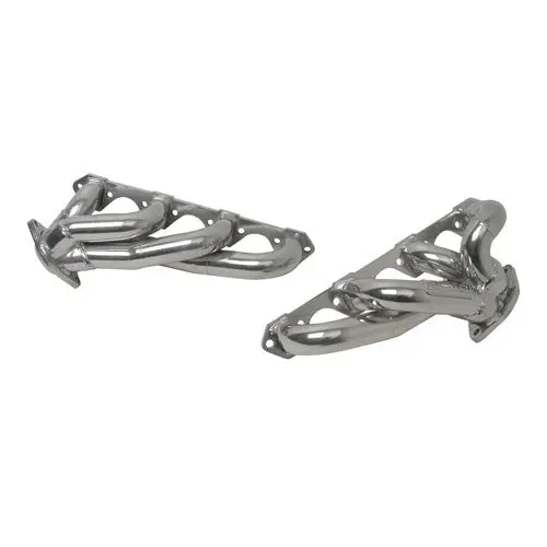 Ford F150 302 5.0 1-5/8 Shorty Exhaust Headers Polished Silver Ceramic 87-95 - Image 2