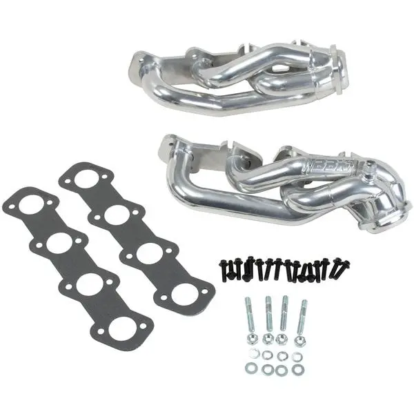 Ford F150 4.6 1-5/8 Shorty Exhaust Headers Polished Silver Ceramic 97-03 - Reconditioned