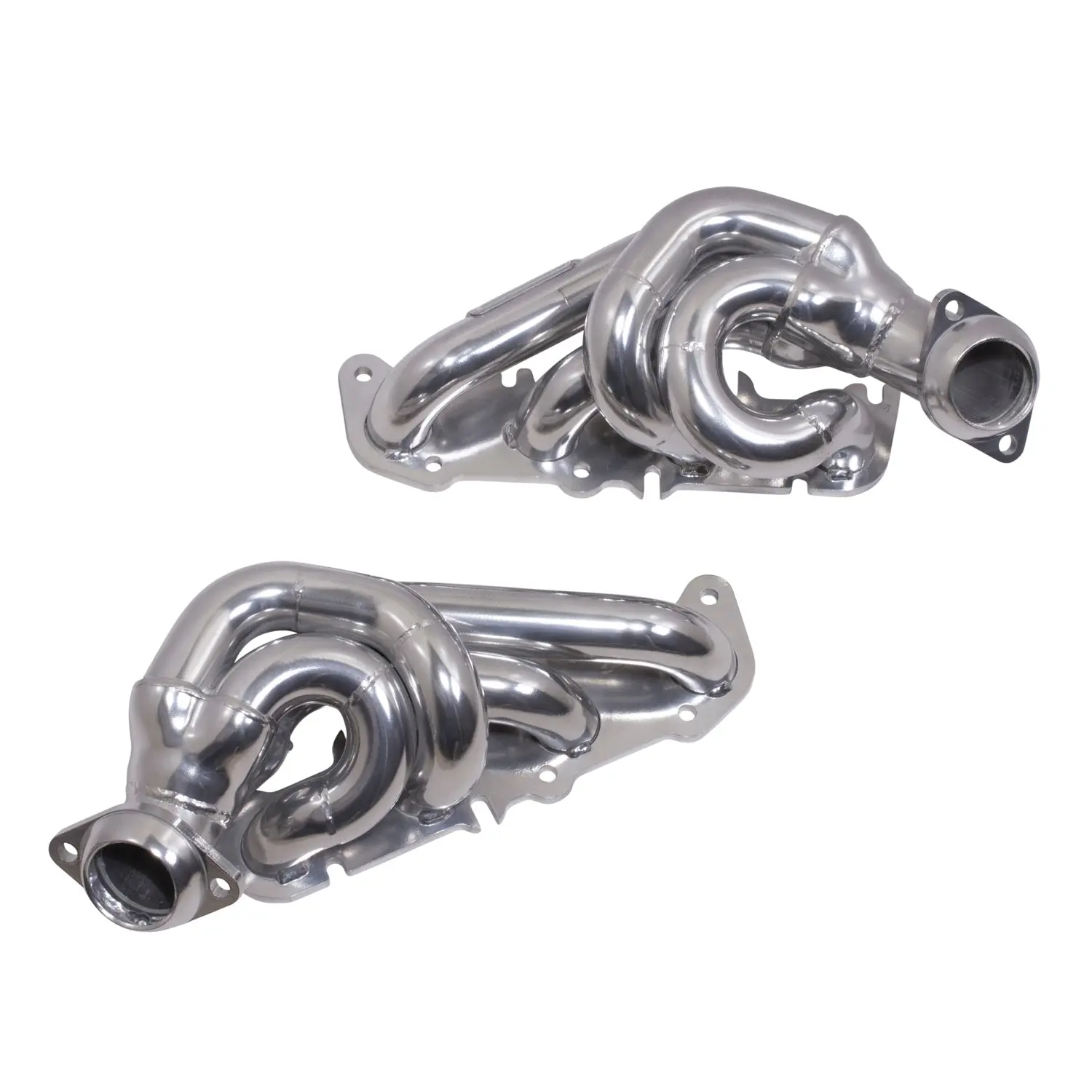 Ford F150 5.0 Coyote 1-3/4 Shorty Tuned Length Exhaust Headers Polished Silver Ceramic 11-14 - Reconditioned - Image 4