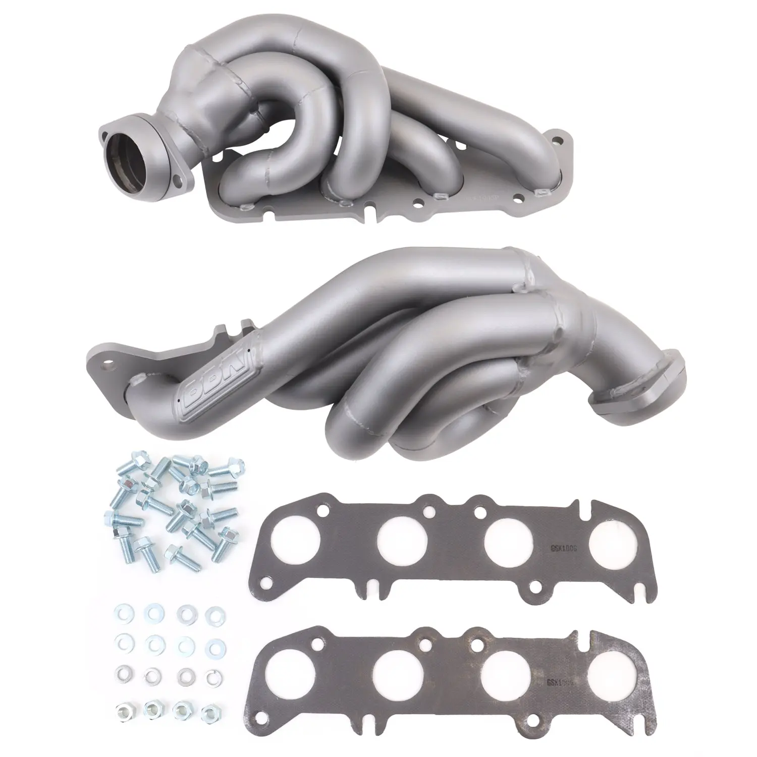 Ford F150 5.0 Coyote 1-3/4 Shorty Tuned Length Exhaust Headers Titanium Ceramic 11-14 - Reconditioned