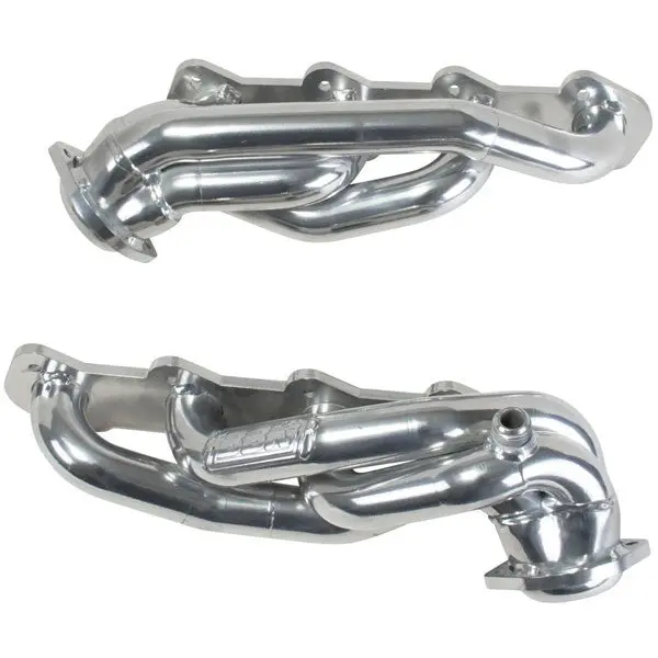 Ford F150 5.4 1-5/8 Shorty Exhaust Headers Polished Silver Ceramic 99-03 - Reconditioned