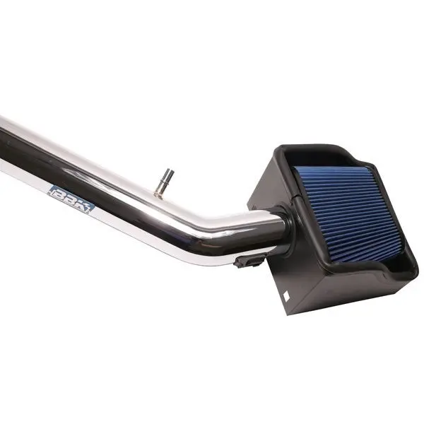 Ford F150 Raptor 6.2L V8 Cold Air Intake Kit Powder Coated Chrome 10-14 - Image 2