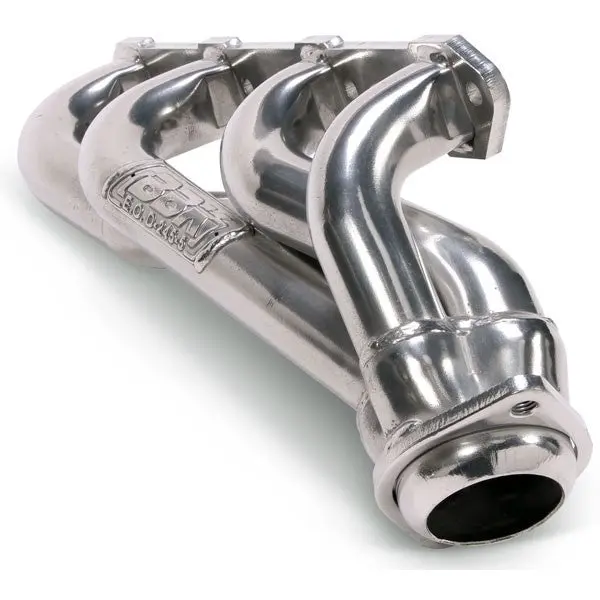 Ford Mustang 351 Swap 1-5/8 Shorty Exhaust Headers Polished Silver Ceramic 79-93 - Image 6