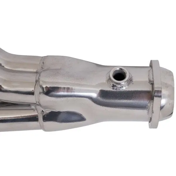 Ford Mustang 5.0 1-5/8 Long Tube Exhaust Headers Automatic Trans Polished Silver Ceramic 79-93 - Image 6