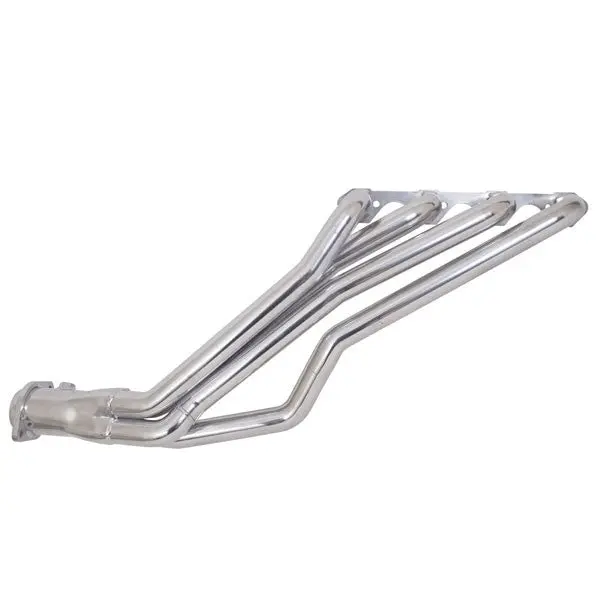 Ford Mustang 5.0 1-5/8 Long Tube Exhaust Headers Automatic Trans Polished Silver Ceramic 79-93 - Reconditioned - Image 3