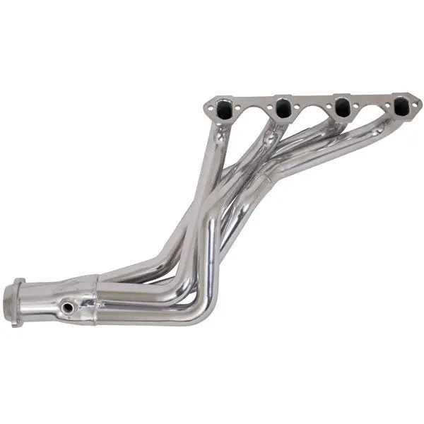 Ford Mustang 5.0 1-5/8 Long Tube Exhaust Headers Automatic Trans Polished Silver Ceramic 79-93 - Reconditioned - Image 4