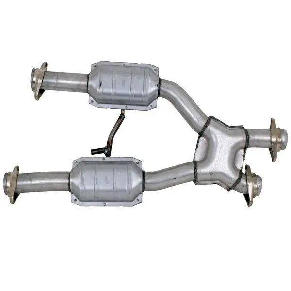Ford Mustang 5.0 2-1/2 Short High Flow Catted X-Pipe 79-93 - Image 2