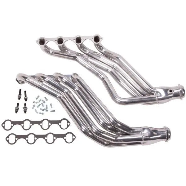 Ford Mustang 5.0L 1-3/4 Long Tube Exhaust Headers Polished Silver Ceramic 79-93 - Reconditioned