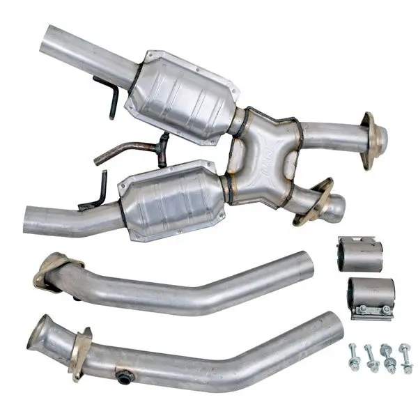 Ford Mustang 5.0L 2-1/2 High Flow Catted X-Pipe 94-95 - Image 2