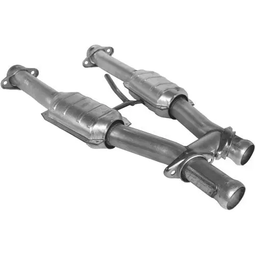 Ford Mustang 5.0L 2-1/2 Inch Short Catted H-Pipe 79-93 - Image 3
