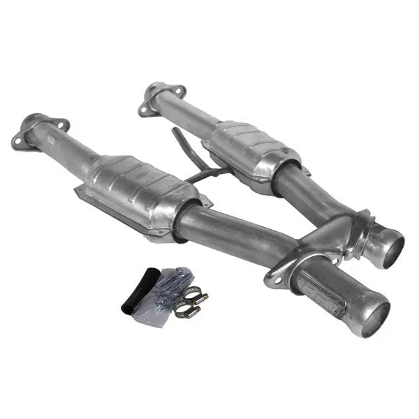 Ford Mustang 5.0L 2-1/2 Inch Short Catted H-Pipe 79-93 - Image 4