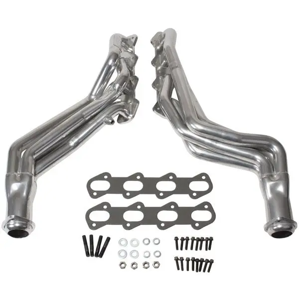 Ford Mustang Cobra Mach 1 1-5/8 Long Tube Exhaust Headers Polished Silver Ceramic 99-04
