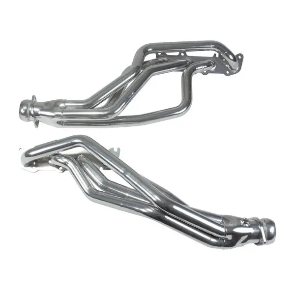 Ford Mustang Coyote Swap 1-3/4 Long Tube Exhaust Headers Polished Silver Ceramic 86-04 - Reconditioned - Image 2
