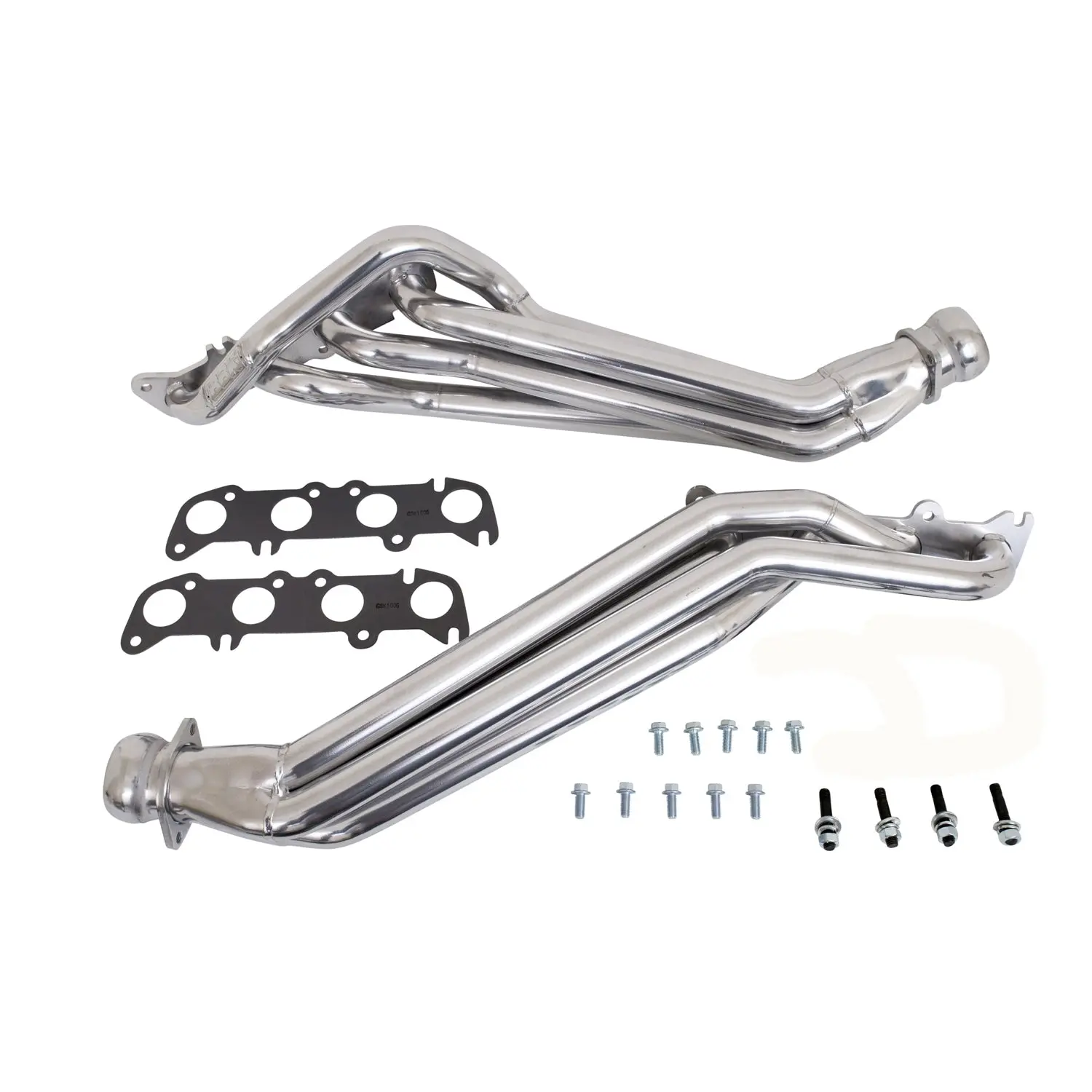Ford Mustang GT 1-3/4 Long Tube Exhaust Headers Polished Silver Ceramic 11-23 - Reconditioned