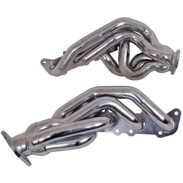 Ford Mustang GT 1-3/4 Shorty Exhaust Headers Polished Silver Ceramic 11-14 - Image 3