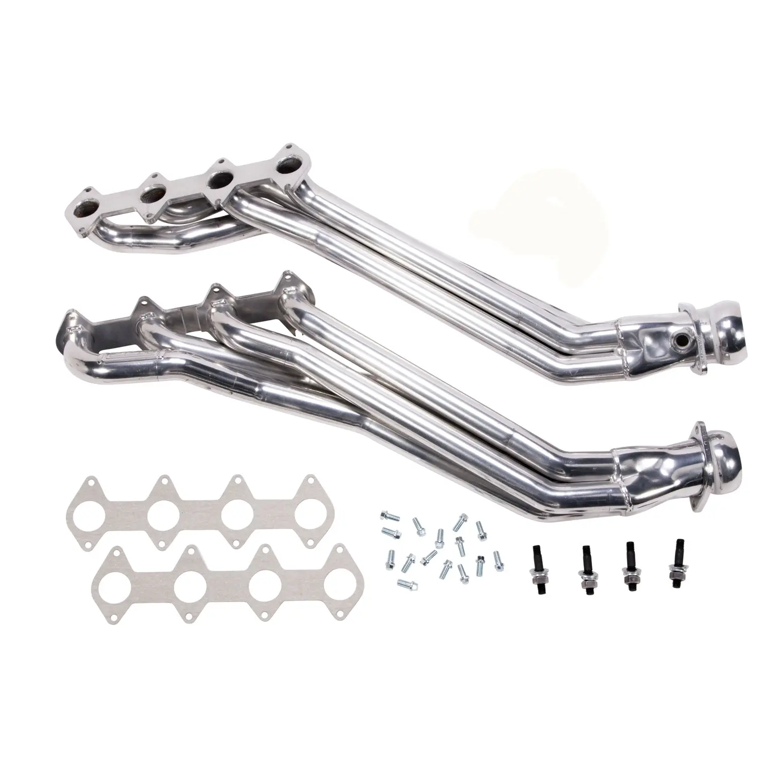 Ford Mustang GT 1 5/8 Long Tube Exhaust Headers Polished Silver Ceramic 05-10