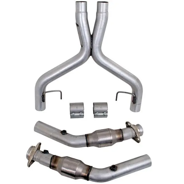 Ford Mustang GT 2-3/4 High Flow Catted X-Pipe 05-10 - Image 2