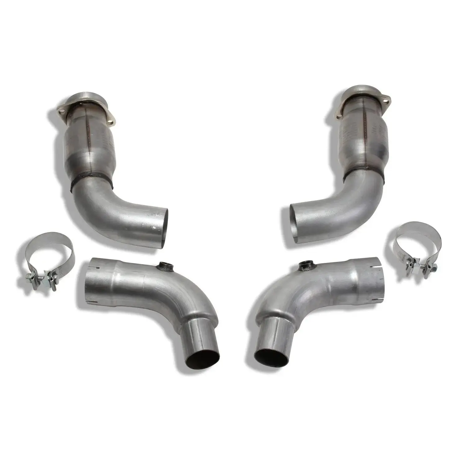 Ford Mustang GT 3 Inch High Flow Catted Mid Pipe Kit 15-23 - Image 2
