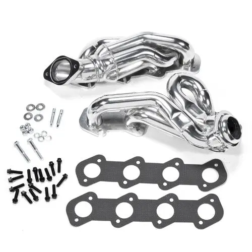 Ford Mustang GT 4.6 1-5/8 Shorty Exhaust Headers Polished Silver Ceramic 96-04 - Reconditioned